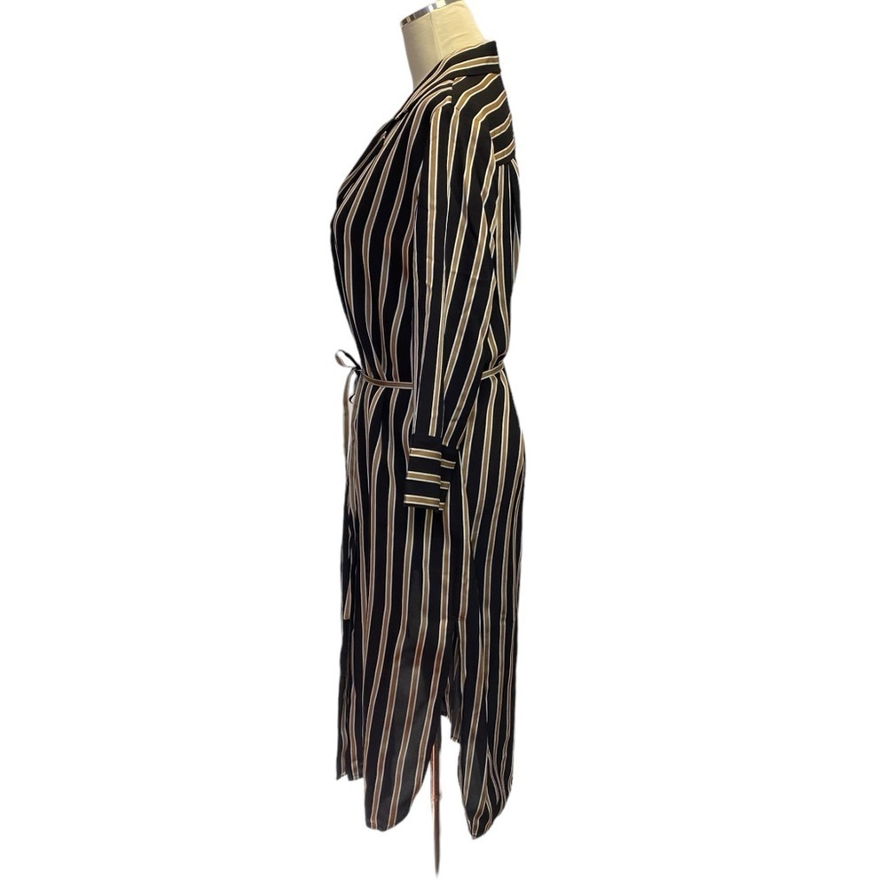 7 For All Mankind Striped Shirt Dress - Picture 8 of 16